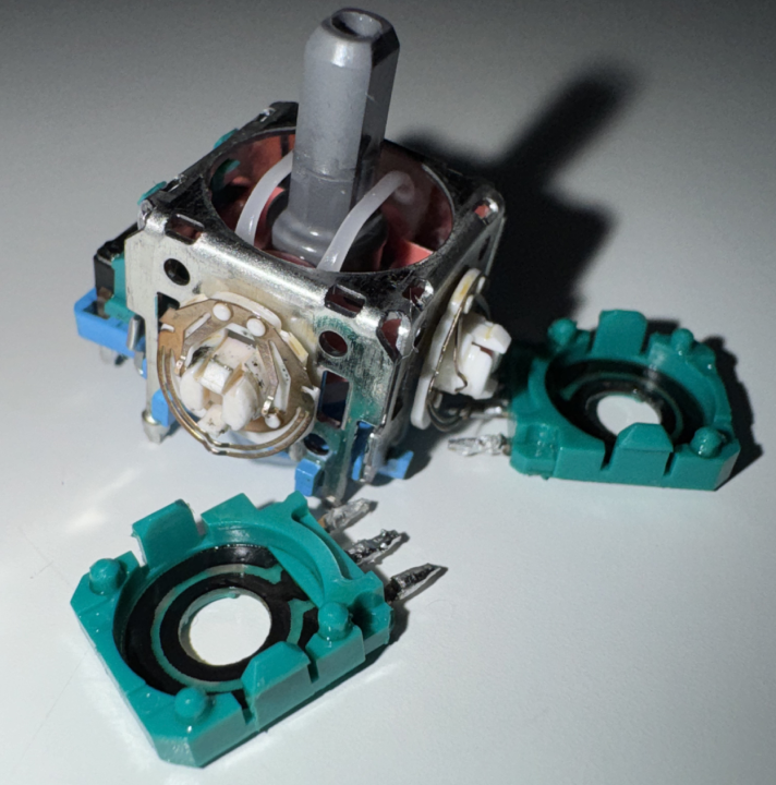 Schéma explicatif usure joystick